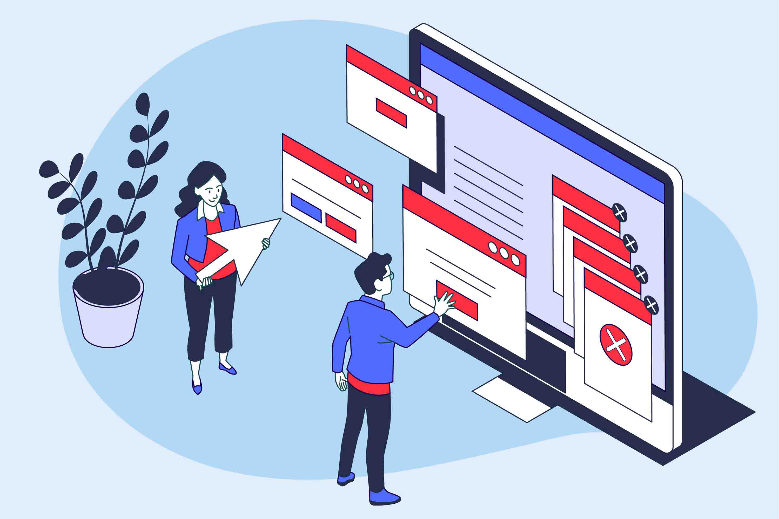 Normal Website vs. ADA-Compliant Website